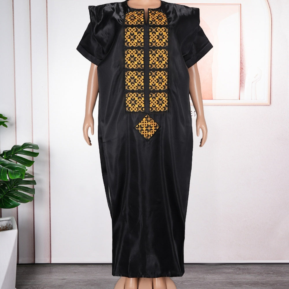 Clothing Mercerizing Satin Face Dress
