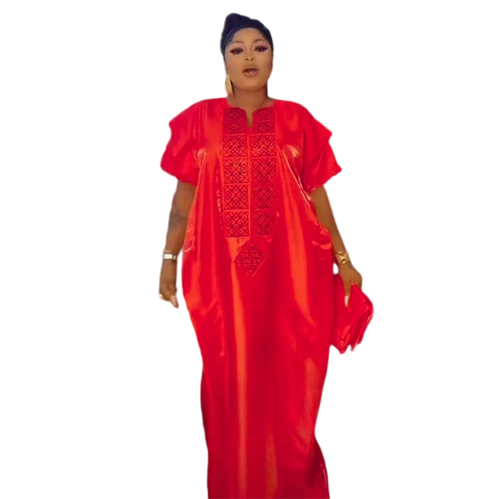 Clothing Mercerizing Satin Face Dress