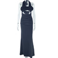 Neck-hanging 3D Flower Dress For Women